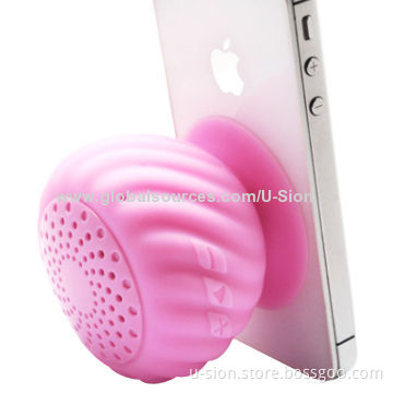 Silicone Sucker Mini Portable Bluetooth Speaker for MP3 Players, Extremely Wide Scope of Apple